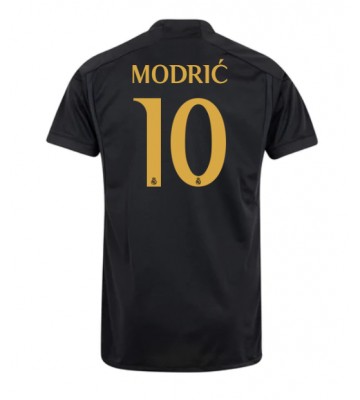 Lacne Muži Futbalové dres Real Madrid Luka Modric #10 2023-24 Krátky Rukáv - Tretina